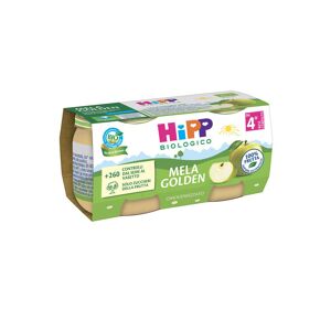 HIPP Mela Golden 2 Vasetti Da 80 Grammi