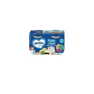 Mellin Merenda Yogurt Pera 2x120 Gr