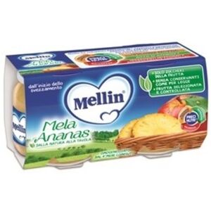 Mellin Omogeneizzato Mela Ananas 2x100 Gr