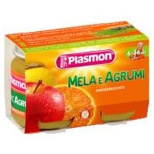 Plasmon Omogeneizzato Mela/agrumi 2x104 Gr