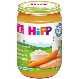 hipp riso carote/salmone 220 gr