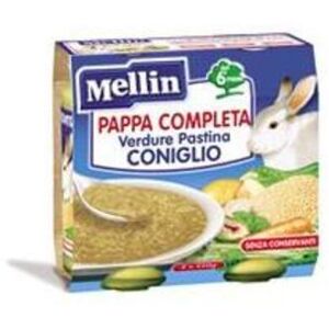 Mellin Pappa Completa Coniglio 2x250 Gr