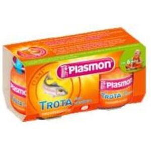 Plasmon Omogeneizzato Trota/verdure 2x80 Gr