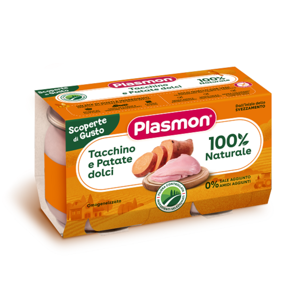 Plasmon Omogeneizzato Tacchino/patate 2 Pz