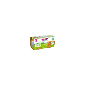 hipp bio omogeneizzato carote/ceci 2x80 gr