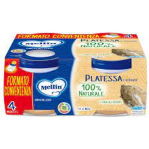 Mellin Omogeneizzato Platessa 4x80 Gr