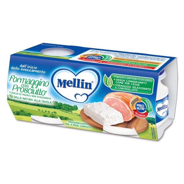 mellin formaggino prosciutto2x80g