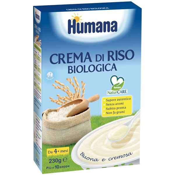 humana italia spa humana crema di riso bio 230g