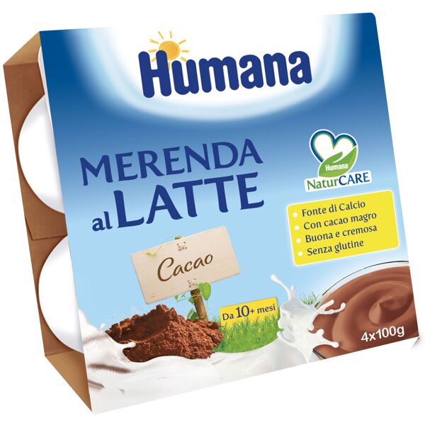 humana italia spa humana mer.latte ciocc.4x100g