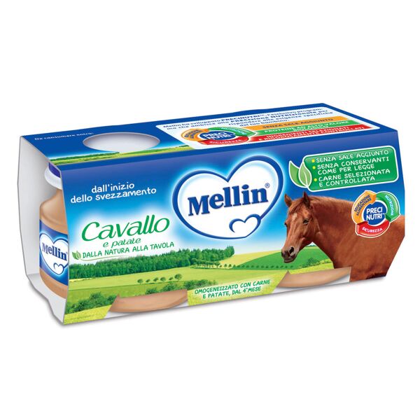 omogeneizzato mellin cavallo 2x 80g