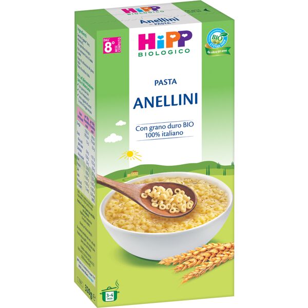 hipp italia srl hipp pastina anellini 320g