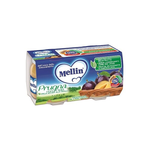 mellin omogeneizzato prugna 3 pezzi da 100 g