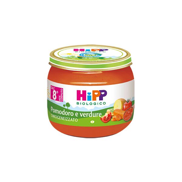 hipp biologico baby sugo pomodoro e verdure 2x80 g