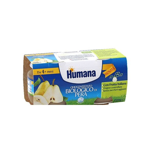 humana omogeneizzato pera bio 2x100 g