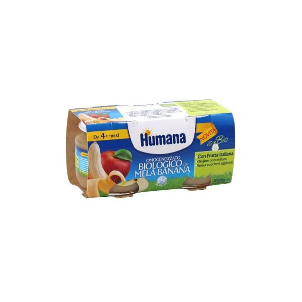 humana italia spa omo humana mela-banana  2x100g