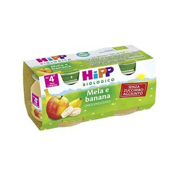 hipp biologico merenda mela e banana 4 x 100 g