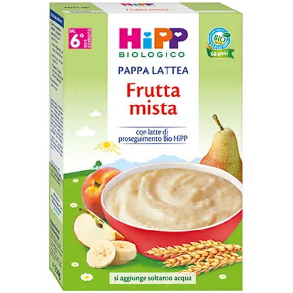 hipp biologico pappa lattea frutta mista 250 g