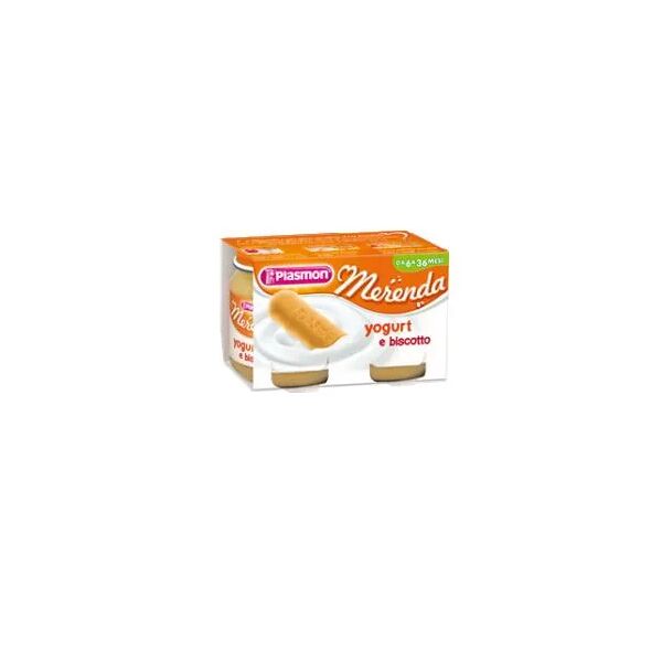 plasmon dessert omogeneizzato yogurt biscotto 2 vasetti da 120 g