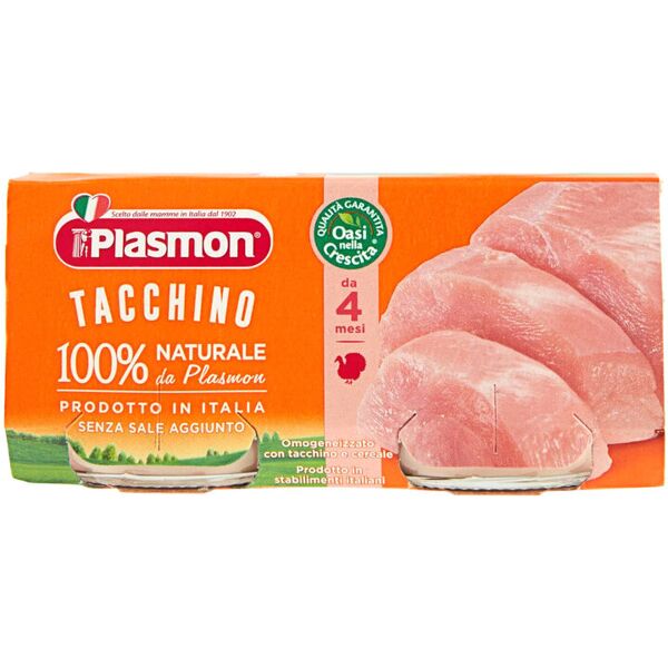 plasmon tacchino 100% naturale da 4 mesi 320 grammi