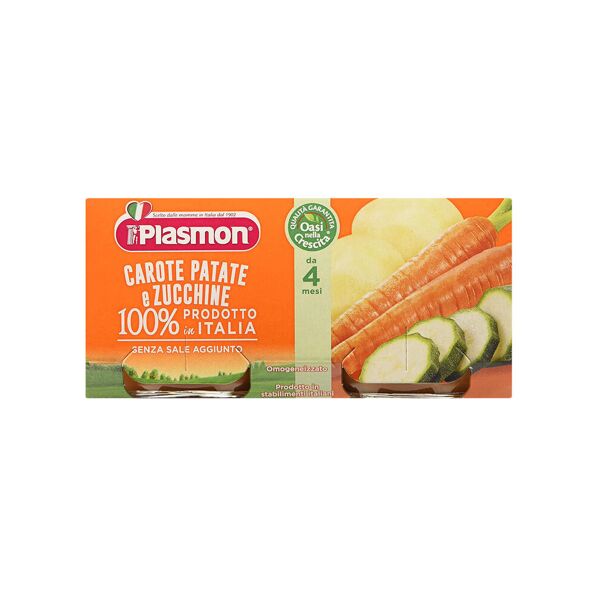 plasmon carote patate zucchine 100% naturale da 4 mesi 160 grammi