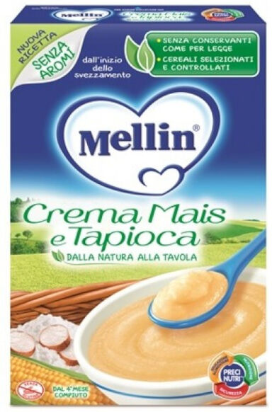 Danone Nutricia Spa Soc.Ben. Mellin Crema Mais Tapioca 200g