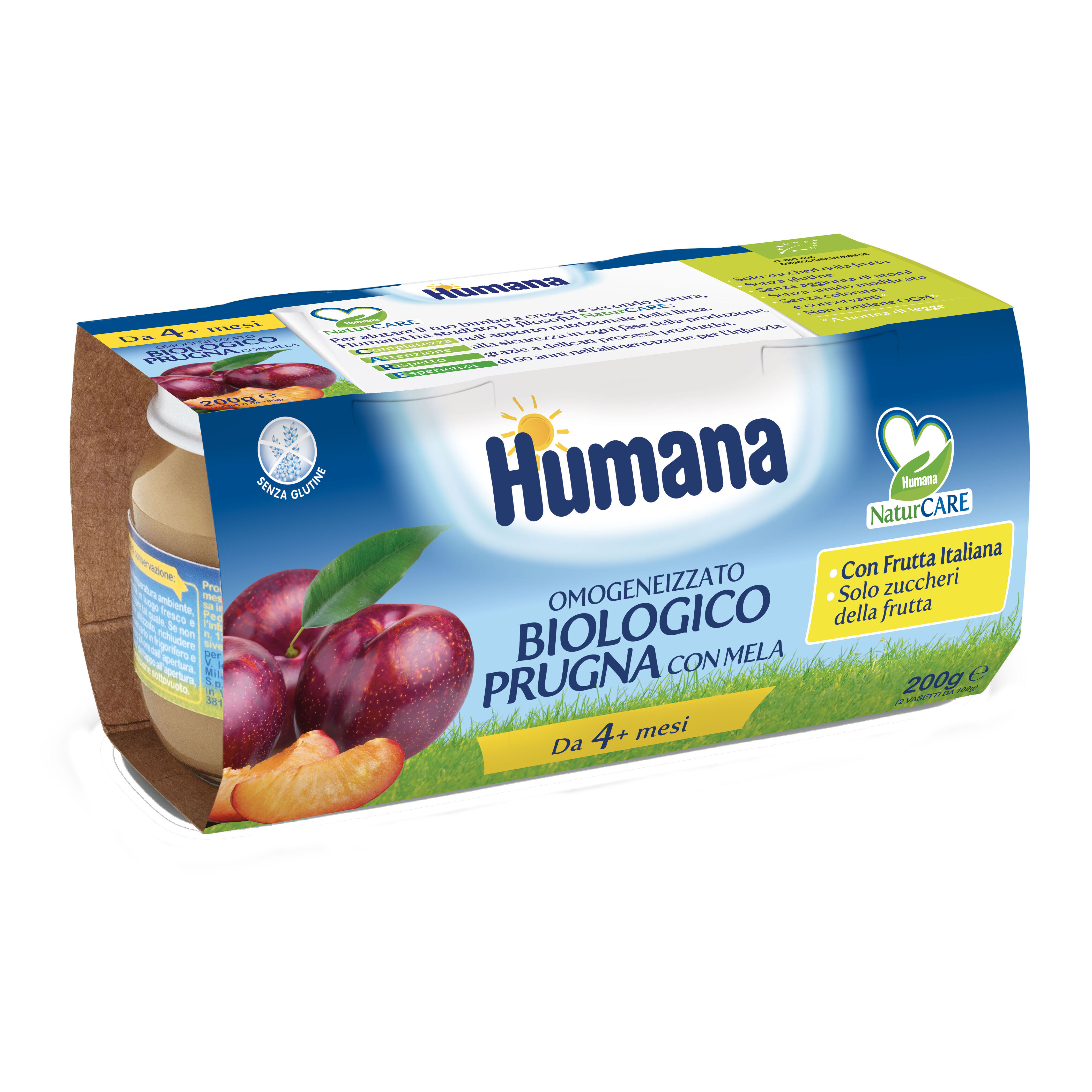 Humana Italia Spa Omo Humana Prugna 2x100g