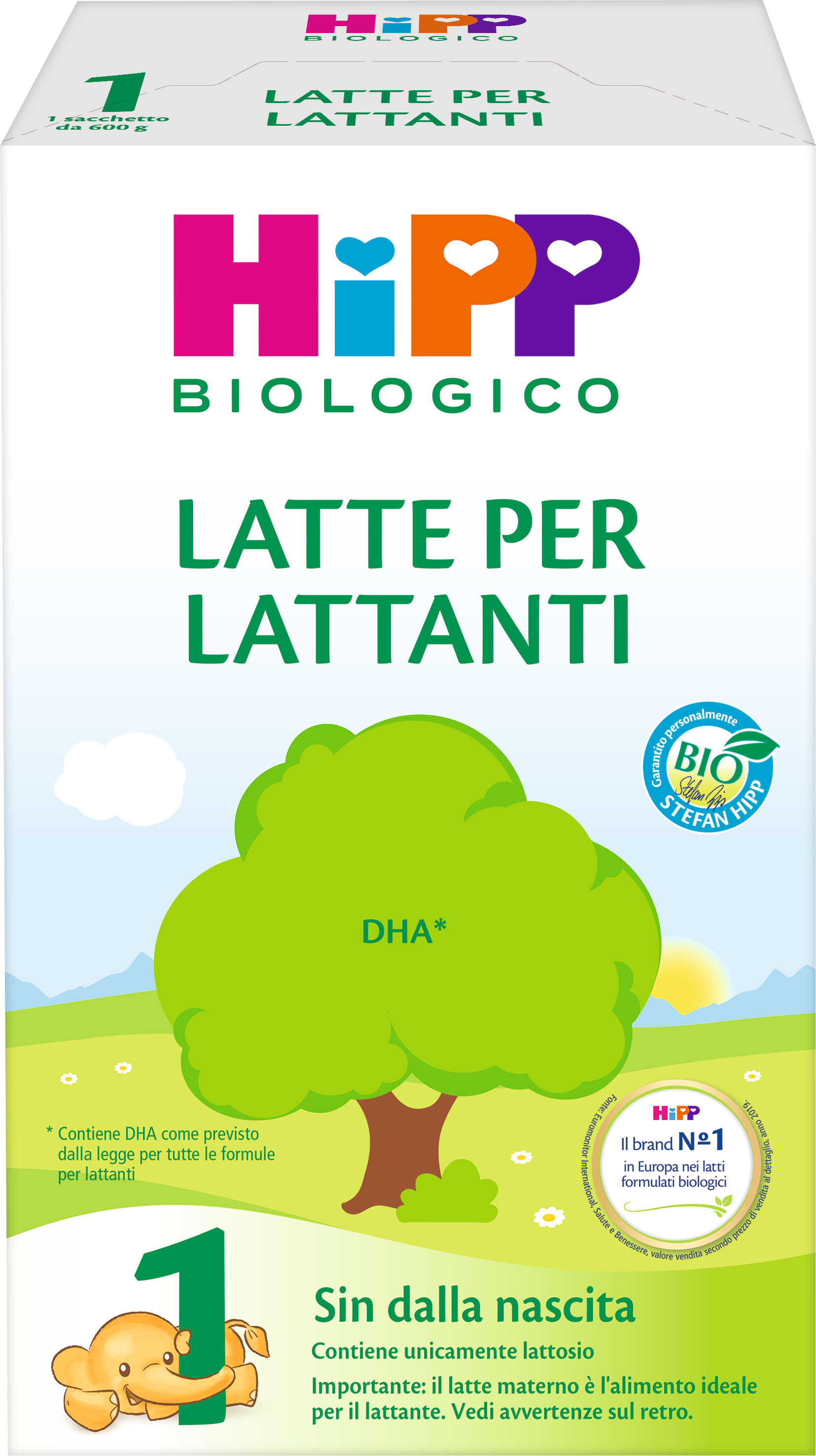 Hipp Italia Srl Hipp 1 Bio Latte Polvere 600g