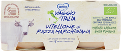 Mellin Viaggio D'Italia Omogeneizzato Vitellone 2 X 80 G