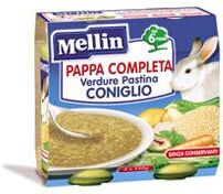 Mellin Pappa Completa Coniglio 250 G 2 Pezzi