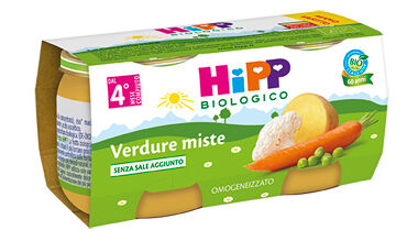 Hipp Italia Srl Hipp Bio Hipp Bio Omogeneizzato Verdure Miste 2x80 G
