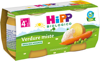 Hipp Italia Srl Hipp Bio Hipp Bio Omogeneizzato Verdure Miste 2x80 G