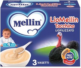 Mellin Liomellin Tacchino Liofilizzato 10 G 3 Pezzi