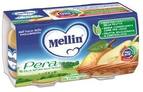 Mellin Omogeneizzato Pera 100 G 2 Pezzi