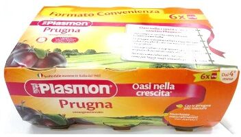 Plasmon (Heinz Italia Spa) Plasmon Omogeneizzato Prugna 6 X 104 G