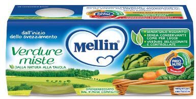 Mellin Omogeneizzato Verdure Miste 2 X 80 G