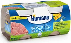 Humana Italia Spa Humana Omogeneizzato Con Prosciutto Biologico 2x80g