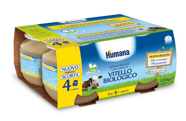 Humana Italia Spa Humana Omogeneizzato Vitello Bio 4 X 80 G