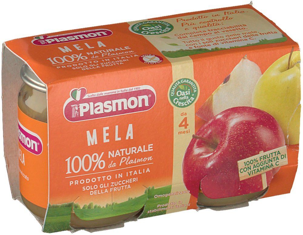 Plasmon Omogeneizzato Mela 2X104 g