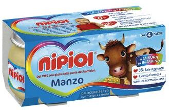 Nipiol Omogeneizzato Manzo 120 g 2 Pezzi