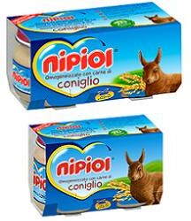 Nipiol Omog Coniglio 80 g 2 Pezzi