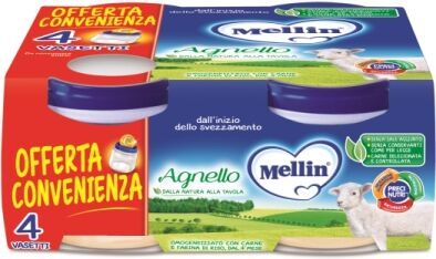 Mellin OMOGENEIZZATO Agnello 4X80G