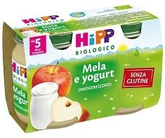 Hipp Biologico Omogeneizzato Merenda Mela E Yogurt 2 x 125 g