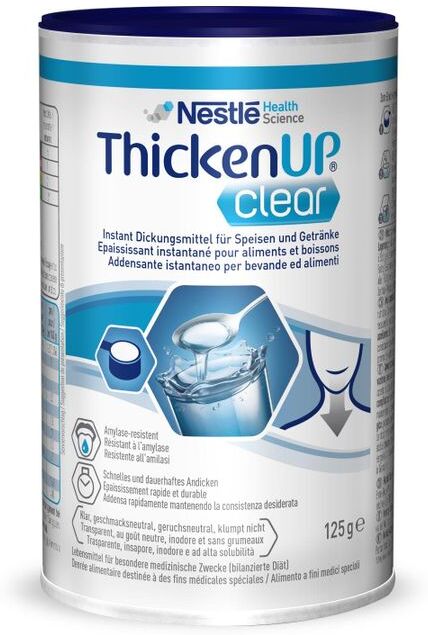 Nestle Resource Thickenup Clear Neutro Addensante Istantaneo in Polvere 125 g