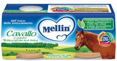 Mellin OMOGENEIZZATO Di Cavallo 2 X 80 G