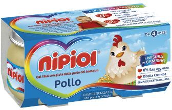 Nipiol Omogeneizzato Pollo 120 gx2 Pezzi