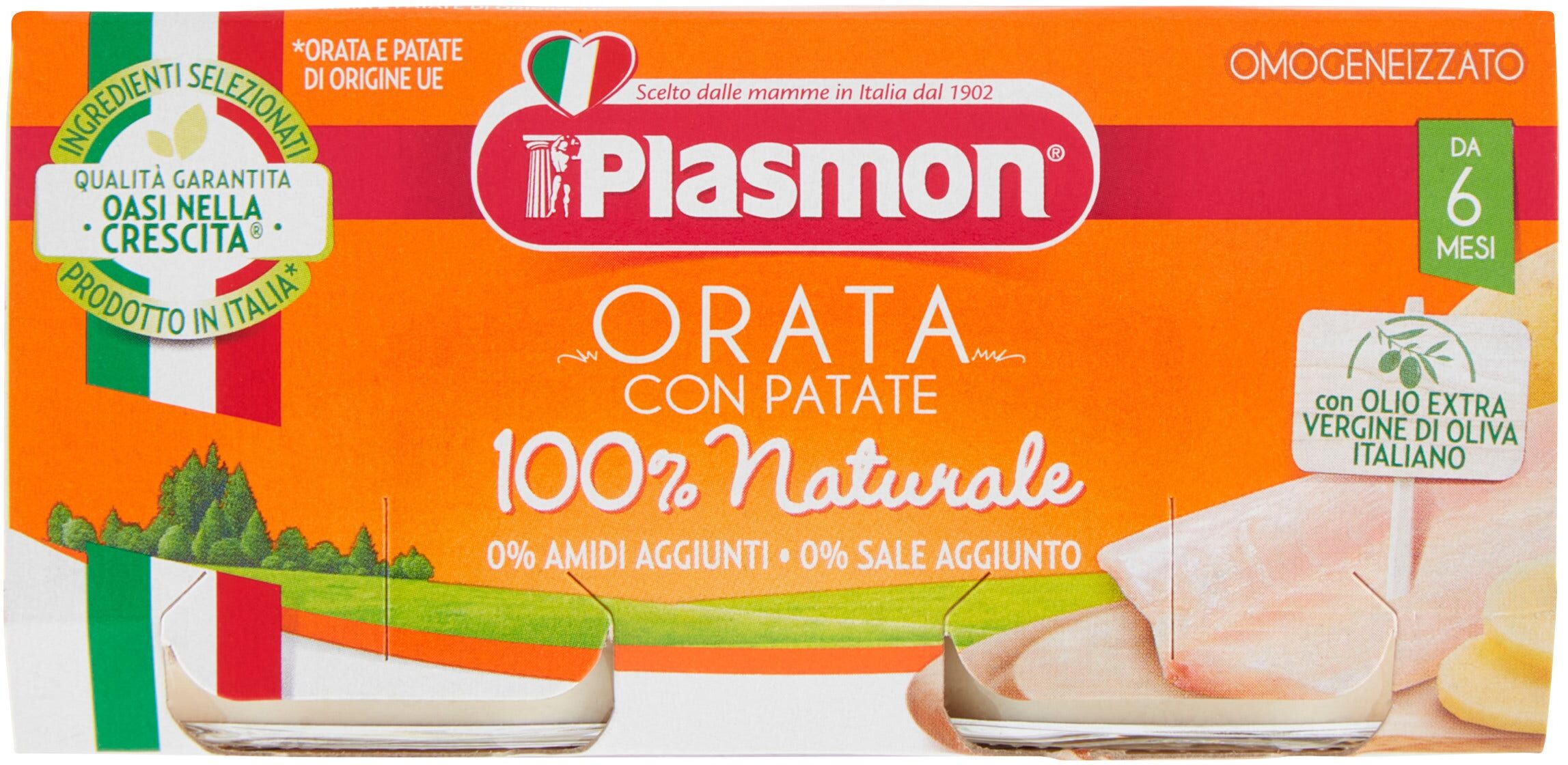 Plasmon Omogeneizzato Orata 2 Pz x 80 g