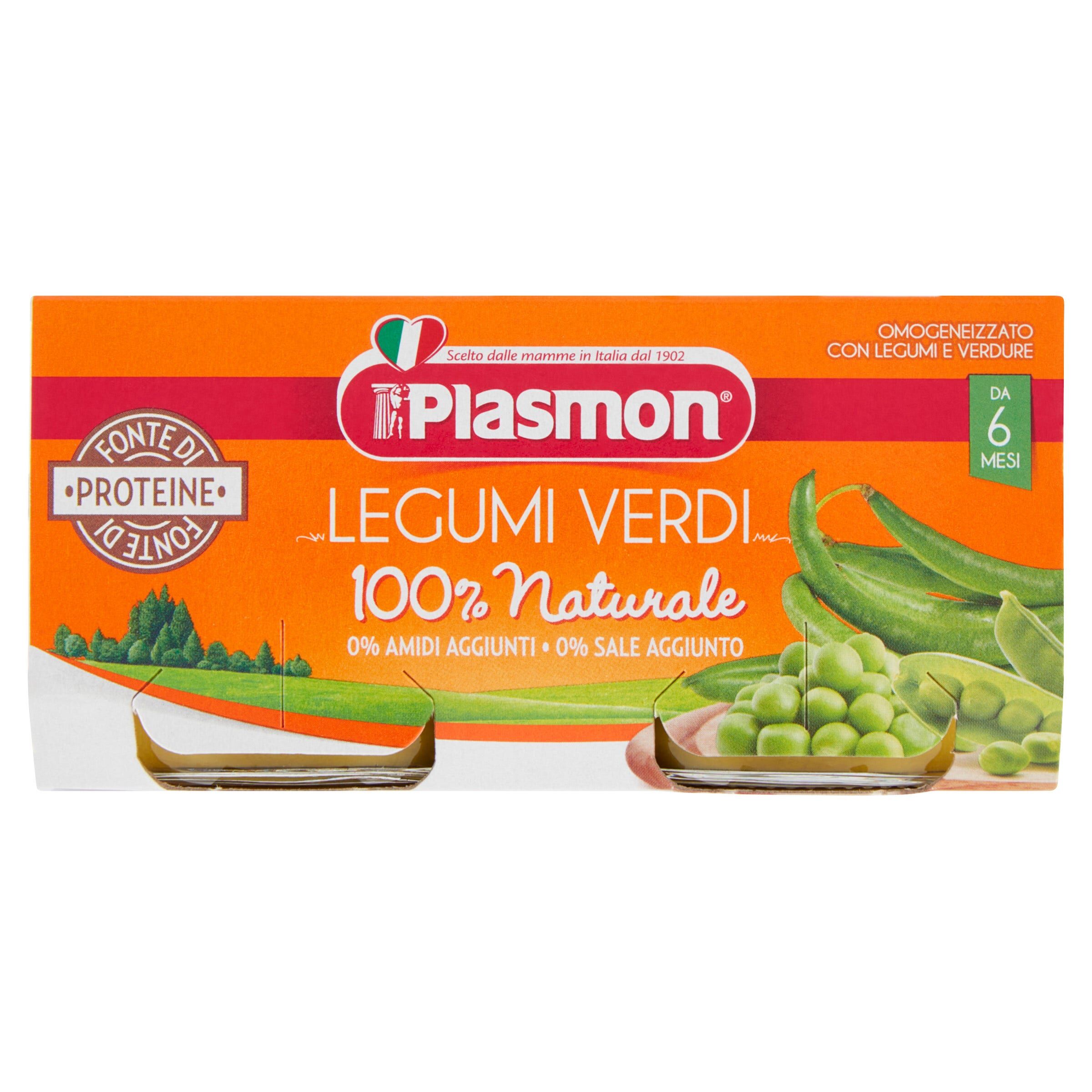 Plasmon Omog Legumi Verdi 2X80 g