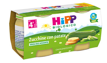 Hipp Biologico Omogeneizzato Zucchine E Patate 2X80 G