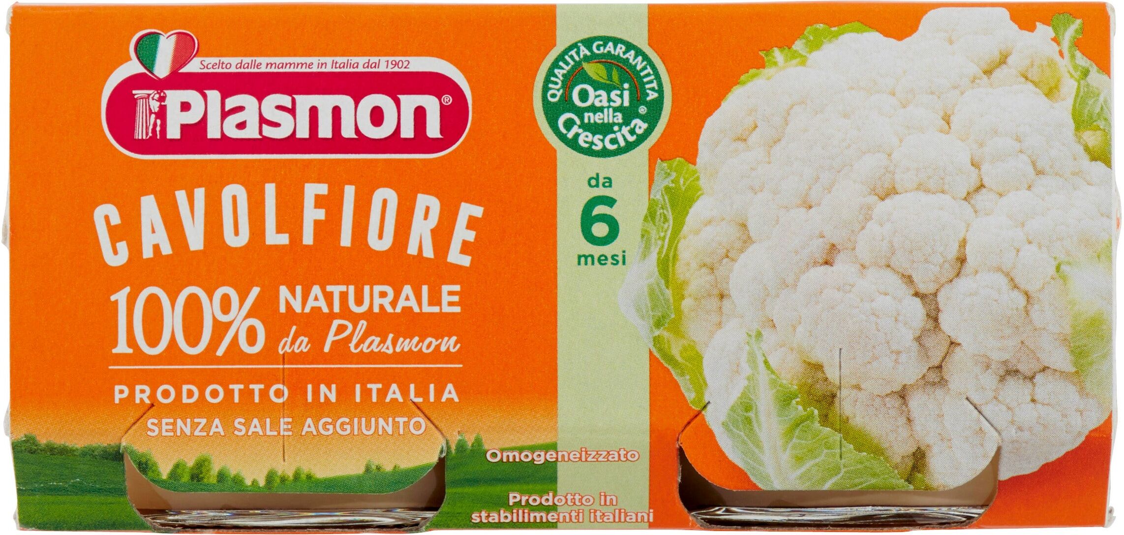 Plasmon Omogeneizzato Cavolfiore 2X80 g