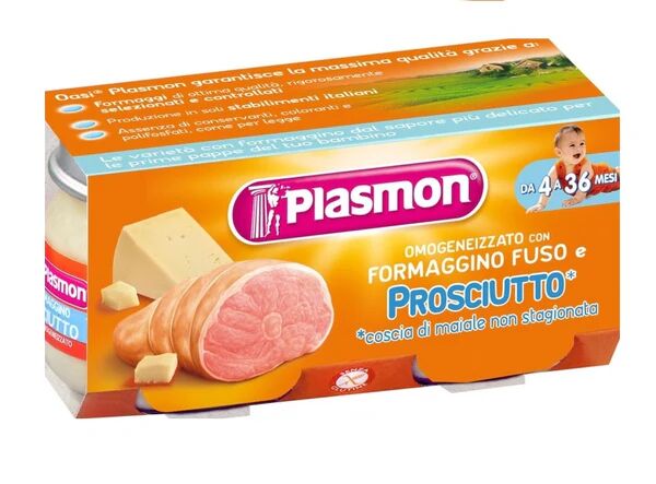 PLASMON Omogeneizzato Prosciutto Cotto 2x80 g